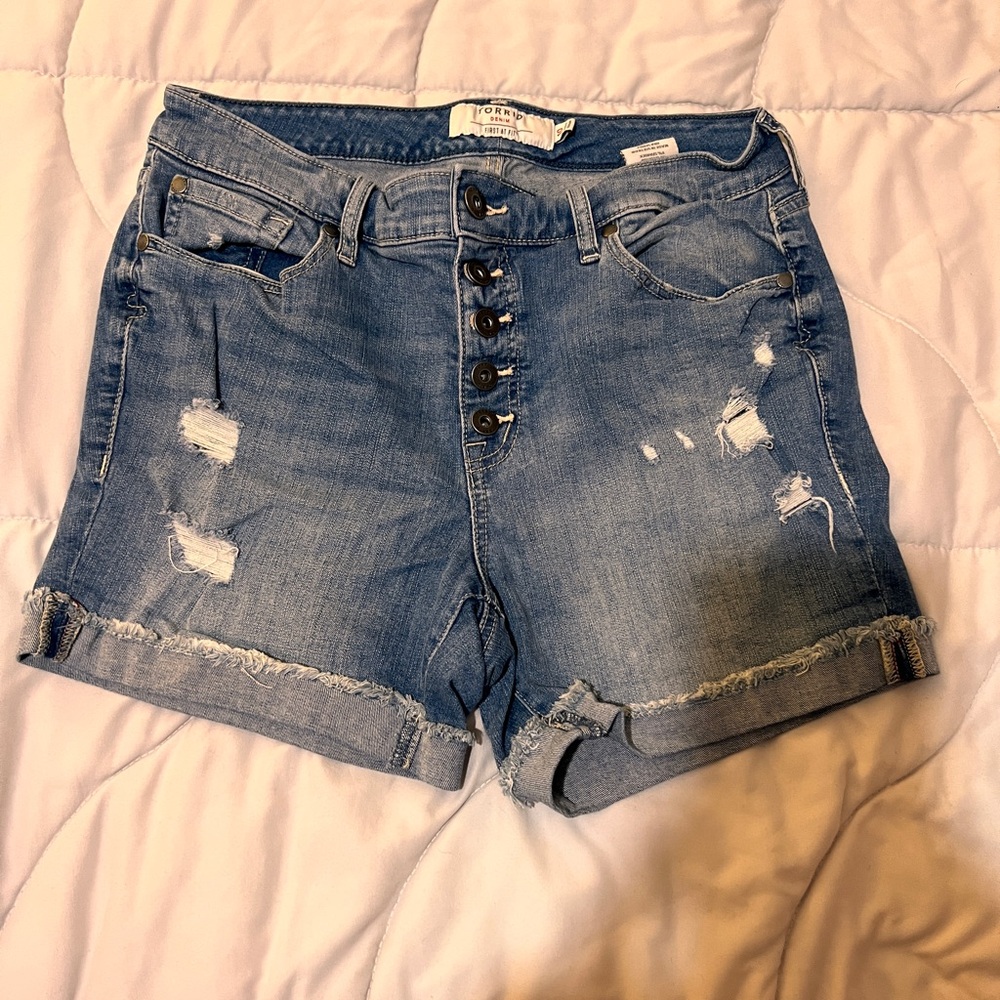 Torrid Button fly Shorts